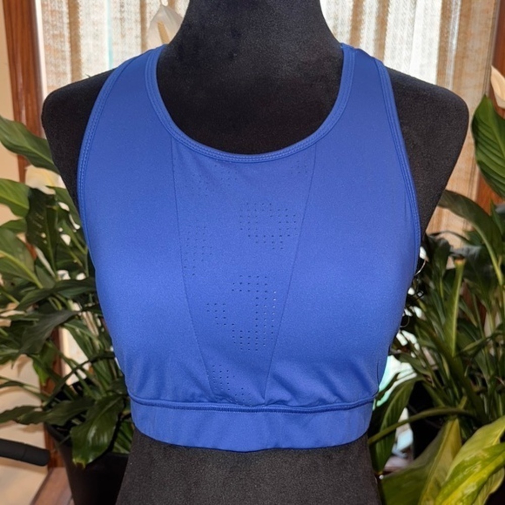 Sincerely Jules Blue Athletic Sports Bra